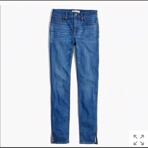 Madewell 9” High Rise Skinny Jeans
